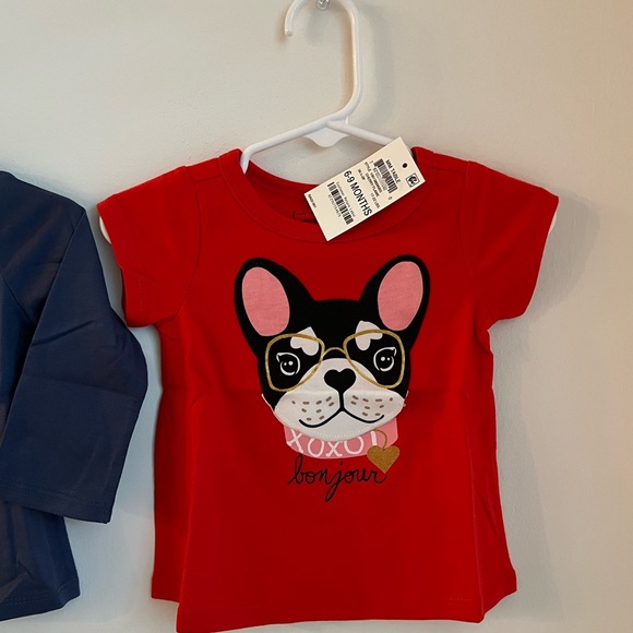 First Impressions Baby Girl Heart T-Shirt Bundle 6–9M NWT (6 Pieces) - Picture 4 of 7